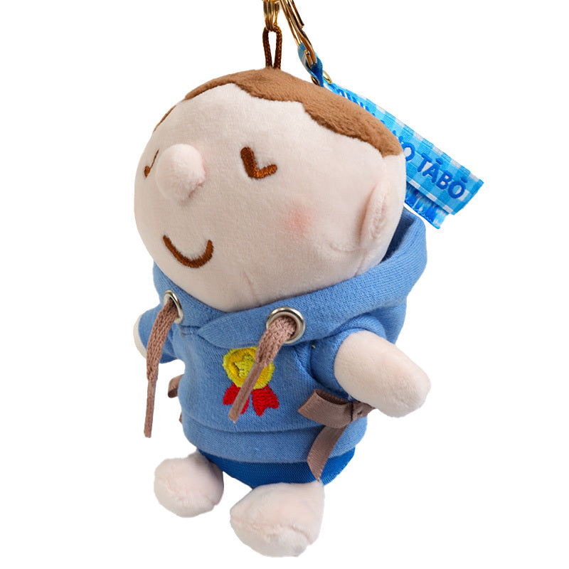 Minna No Tabo Plush Mascot Keychain (Cozy Hoodie Series) - Image 5