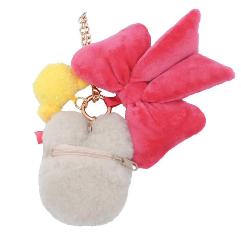 Marroncream Plush Mini Face Pouch (Teddy Friend Series) - Image 3
