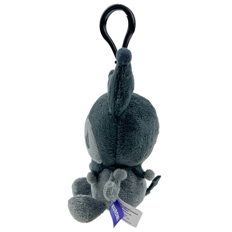 Kuromi Plush Mascot Clip (Ash Monochrome Series) - Image 3