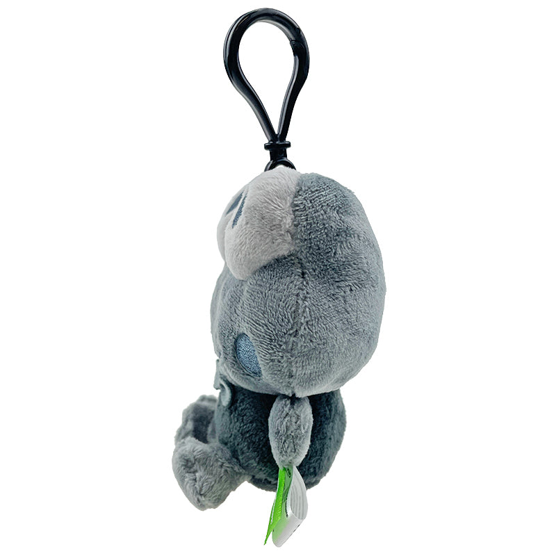 Keroppi Plush Mascot Clip (Ash Monochrome Series) - Image 3