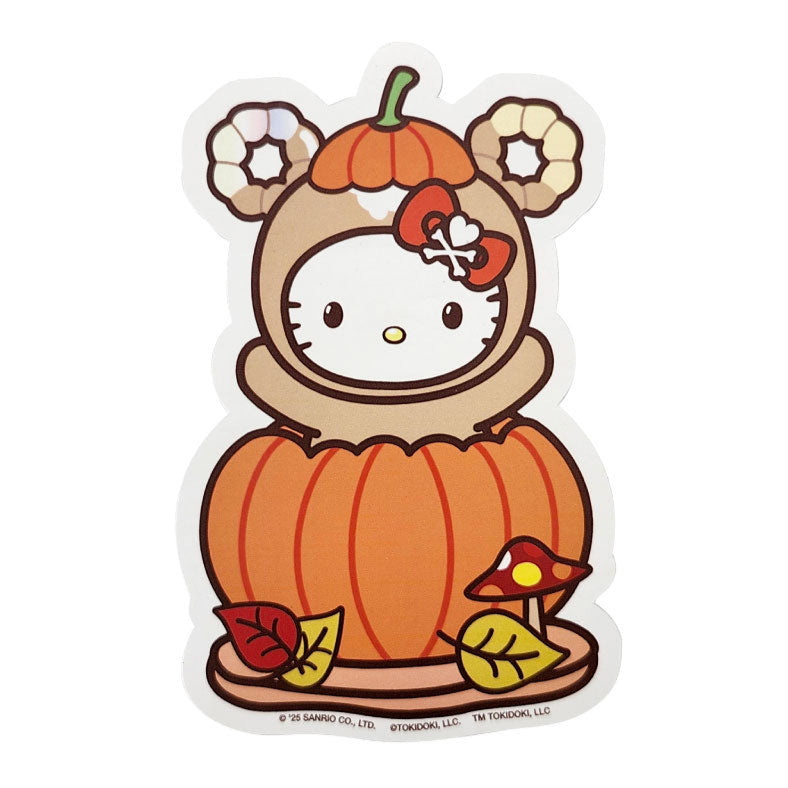 Hello Kitty x Tokidoki Large Sticker (Pumpkin Spice Harvest) - Image 2
