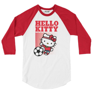 Hello Kitty Soccer Raglan
