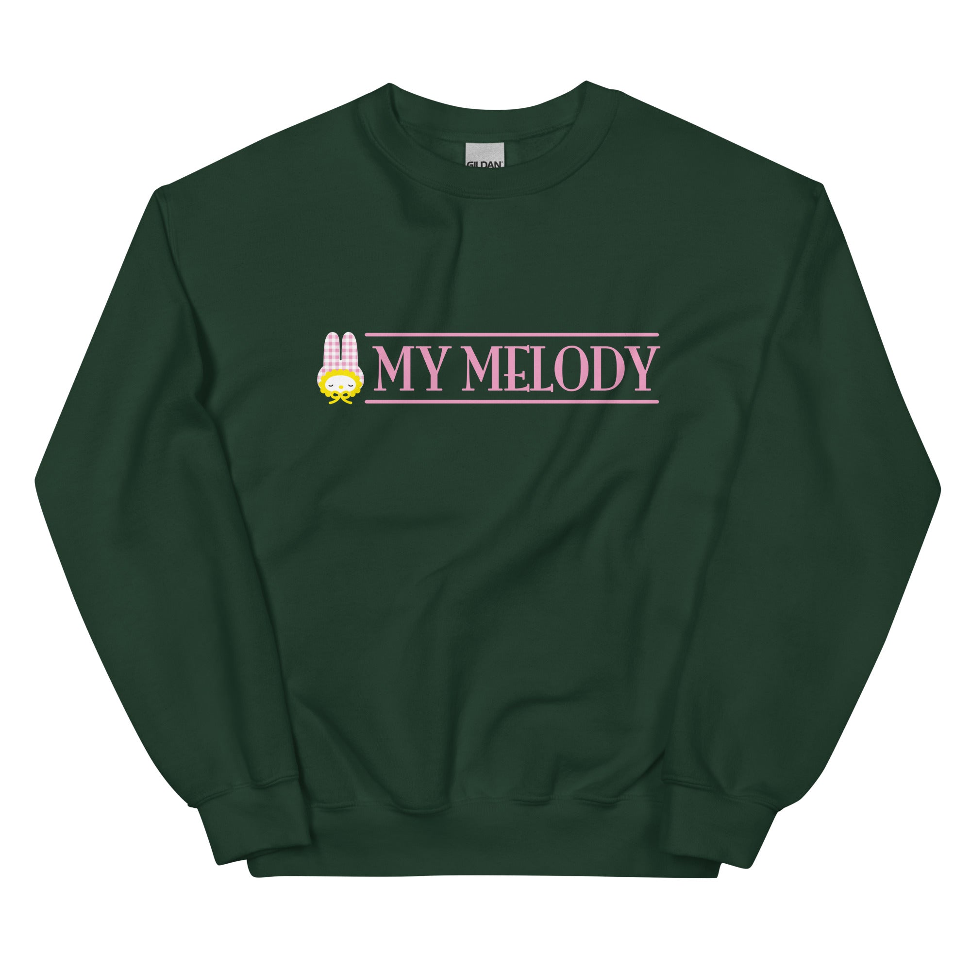 My Melody Gingham Logo Classic Crewneck