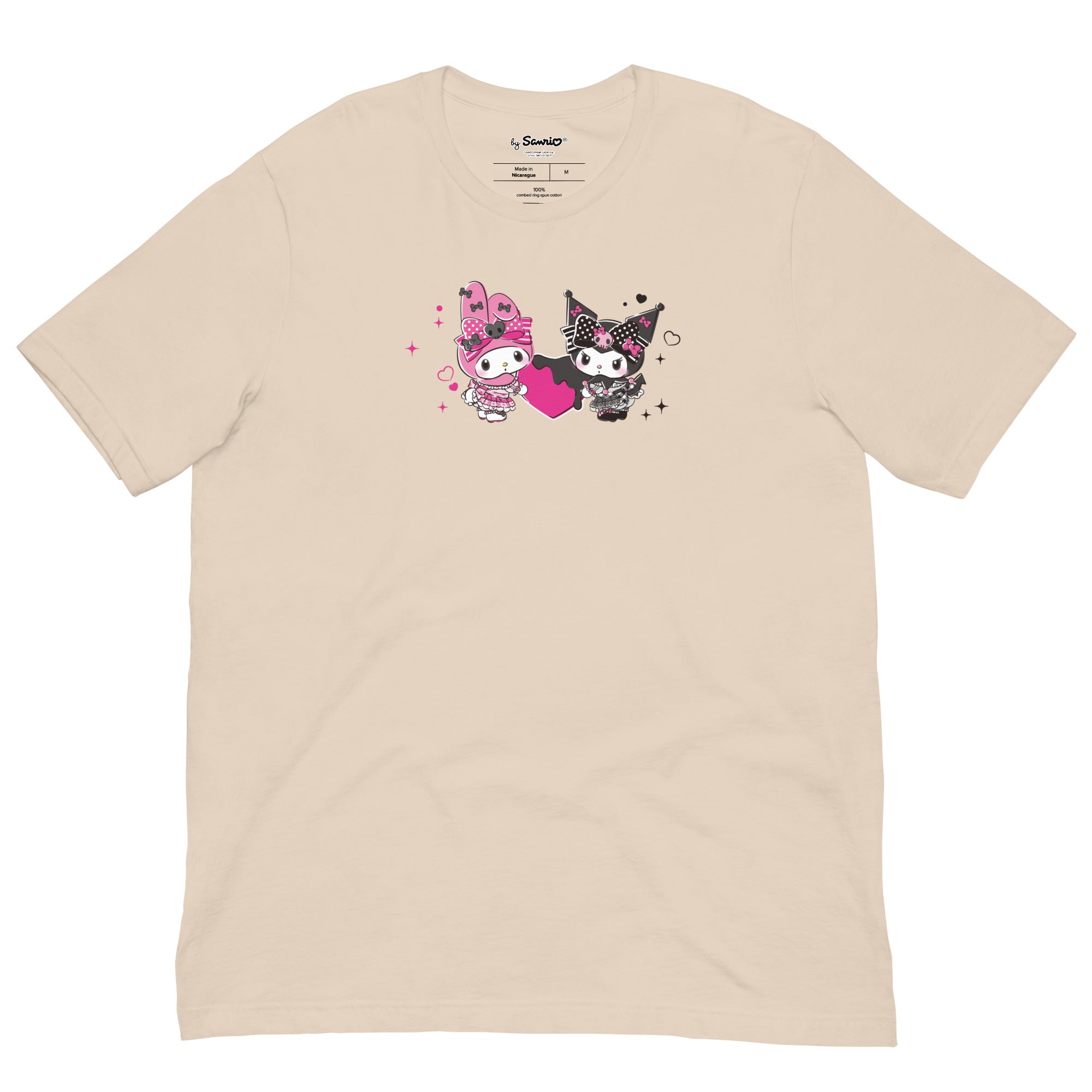 My Melody 50th Anniversary and Kuromi 20th Anniversary Tee (Hearts) - Image 3