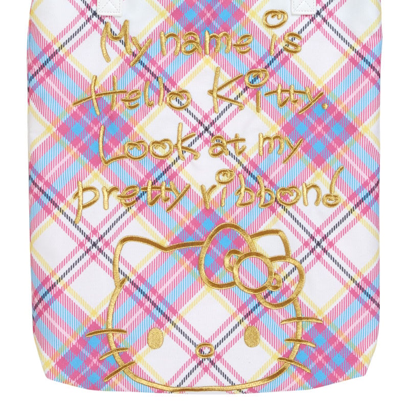 Hello Kitty Tote Bag (Hello Kitty Dress Tartan Series) - Image 3