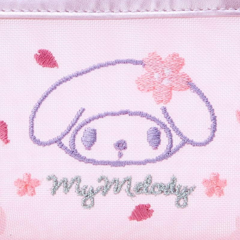 My Melody Mesh Zipper Pouch (Pink Sakura Series) - Image 2