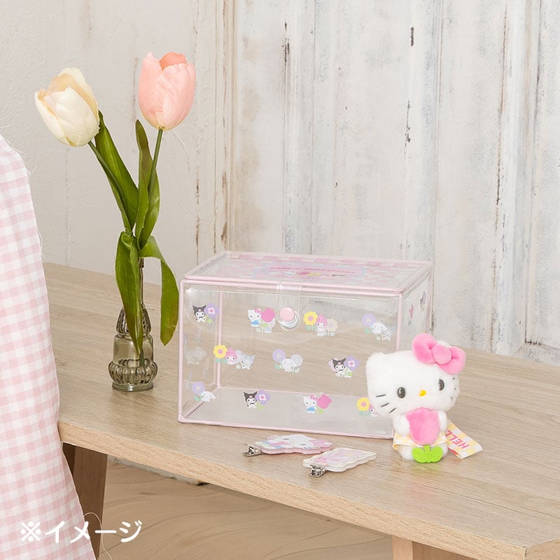 Cinnamoroll Plush Mascot Keychain (Pastel Check Series) - Image 4