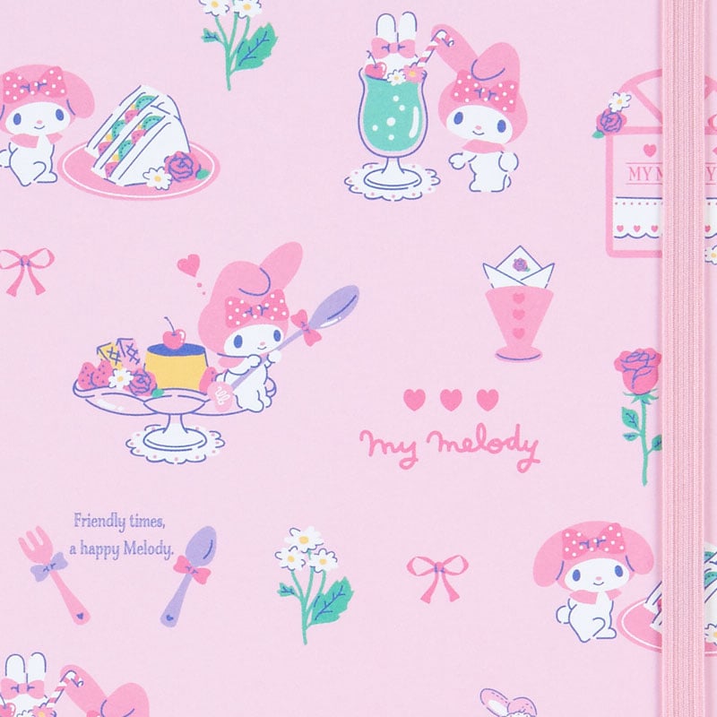 My Melody Lined Notebook (Elastic Closure) - Image 3