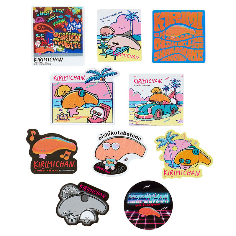 Kirimichan 10-Pc Sticker Pack (Summer Festival Forever Series) - Image 2