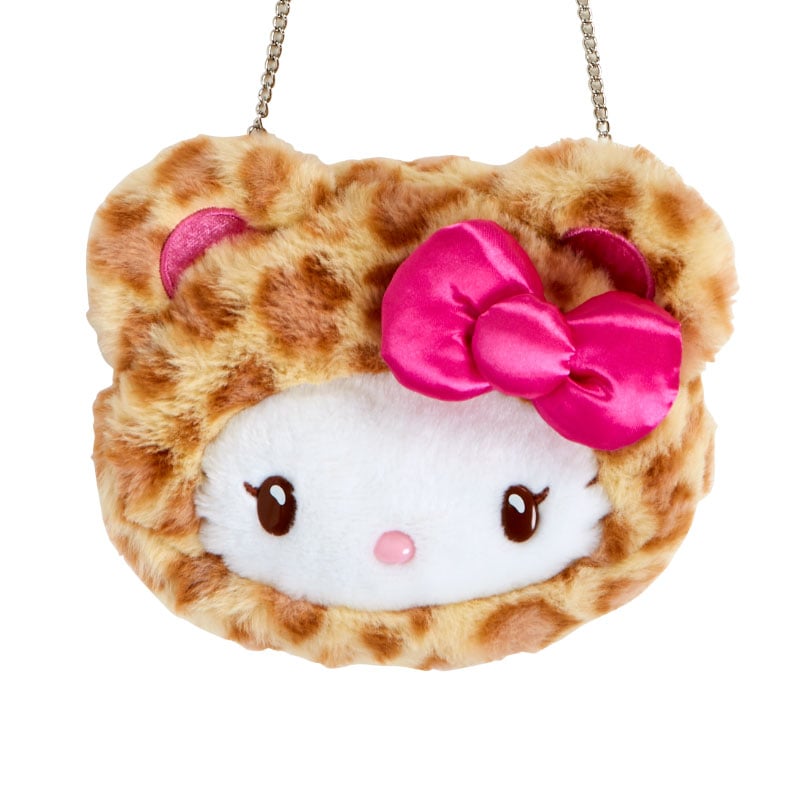 Hello Kitty Plush Mini Crossbody Bag (Leopard Pals Series) - Image 3