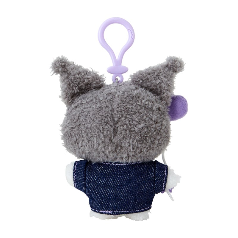 Kuromi Keychain Mascot Clip (Denim Patch Series) - Image 3