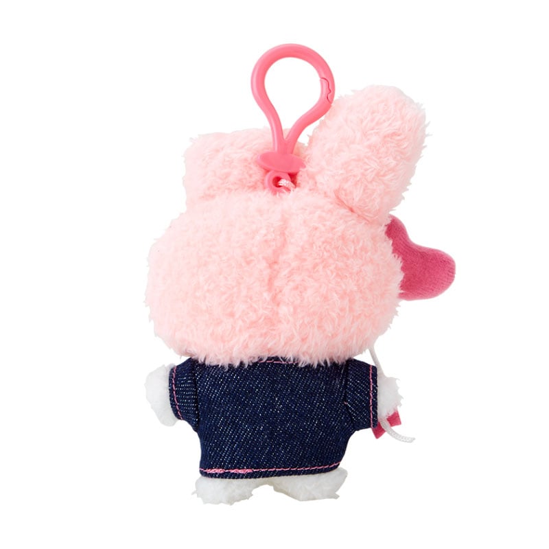 My Melody Keychain Mascot Clip (Denim Patch Series) - Image 3