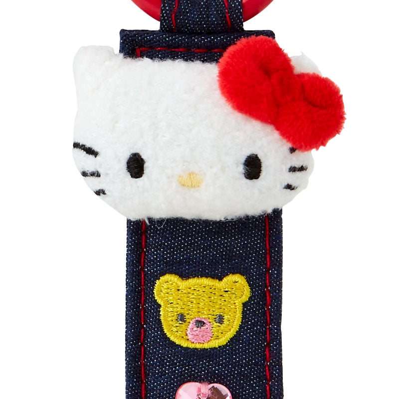 Hello Kitty Logo Keychain (Denim Patch Series) - Image 3