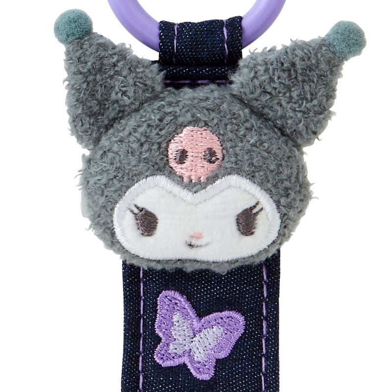 Kuromi Logo Keychain (Denim Patch Series) - Image 3