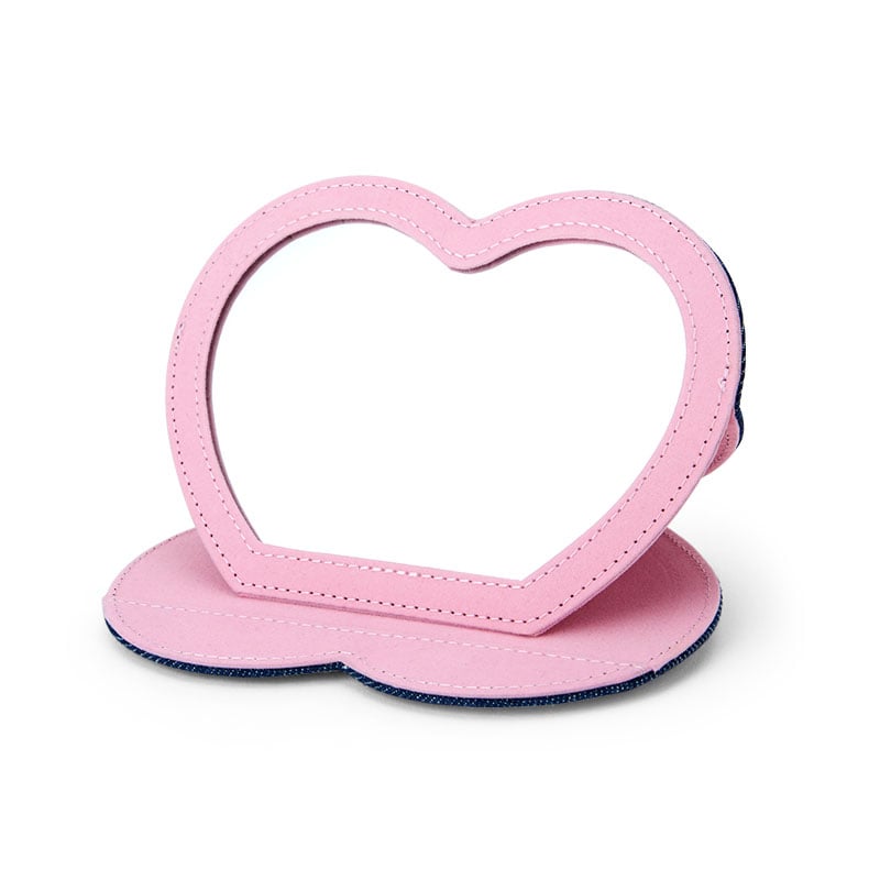 Sanrio Characters Folding Stand Mirror (Denim Patch Series) - Image 2