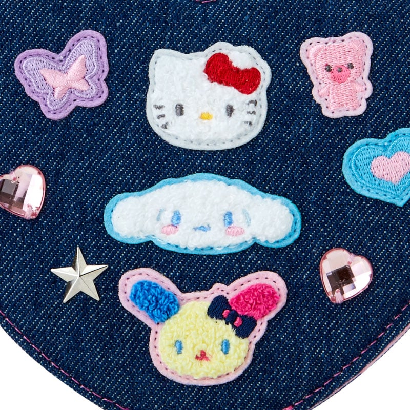 Sanrio Characters Folding Stand Mirror (Denim Patch Series) - Image 5