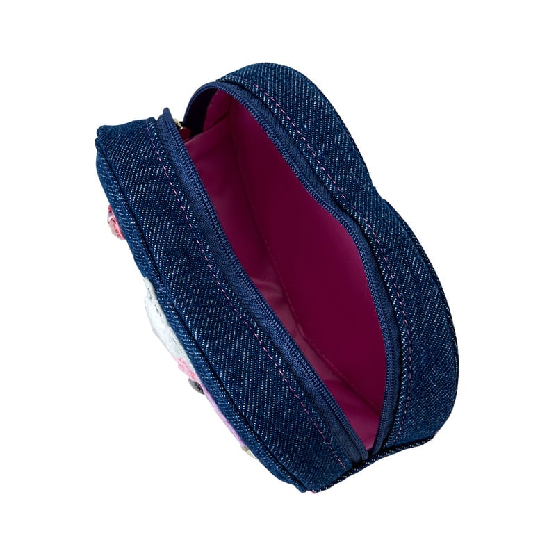 Sanrio Characters Mini Zipper Pouch (Denim Patch Series) - Image 2