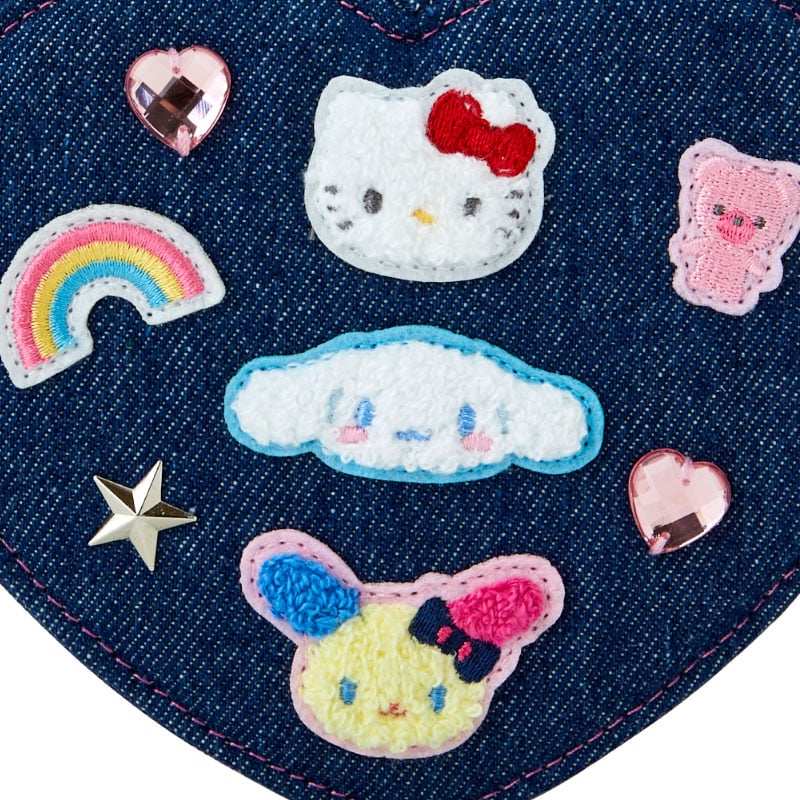 Sanrio Characters Mini Zipper Pouch (Denim Patch Series) - Image 6