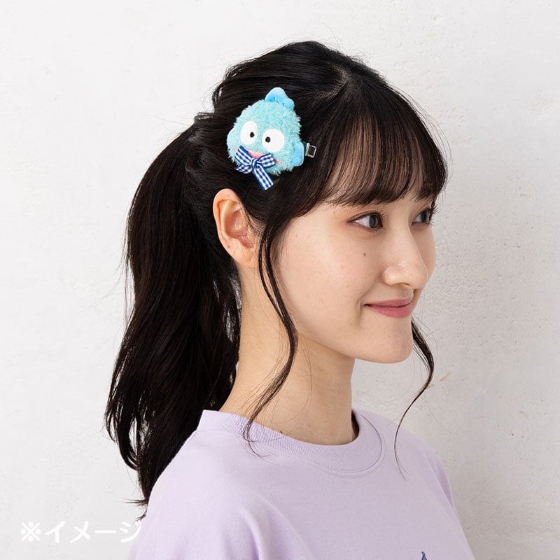 Cinnamoroll Plush Hair Clip (Gingham Bow) - Image 5
