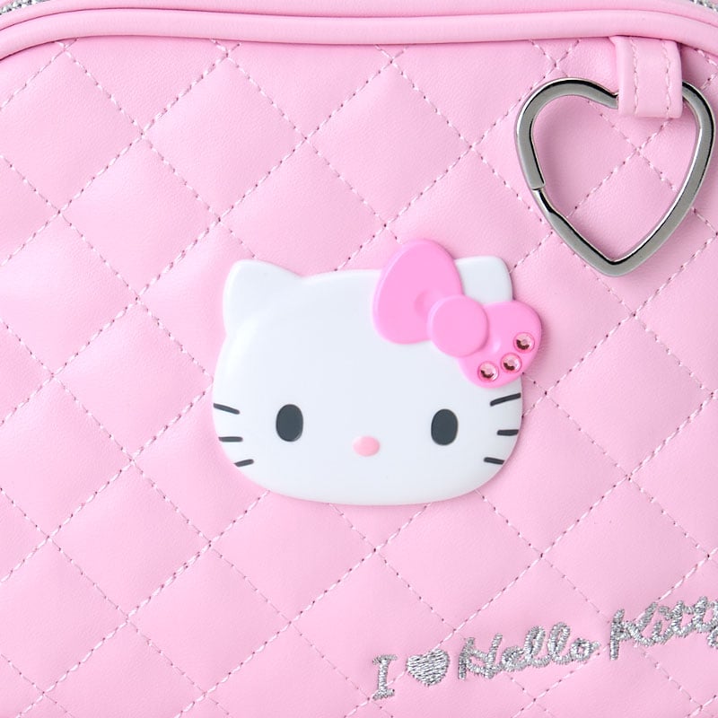 Hello Kitty Pink Quilted Zipper Pouch (I Love Hello Kitty Series) - Image 5