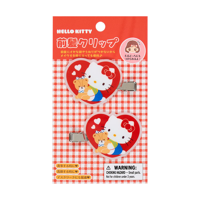 Hello Kitty Mini Hair Clip Set (Sanrio Forever Series) - Image 2