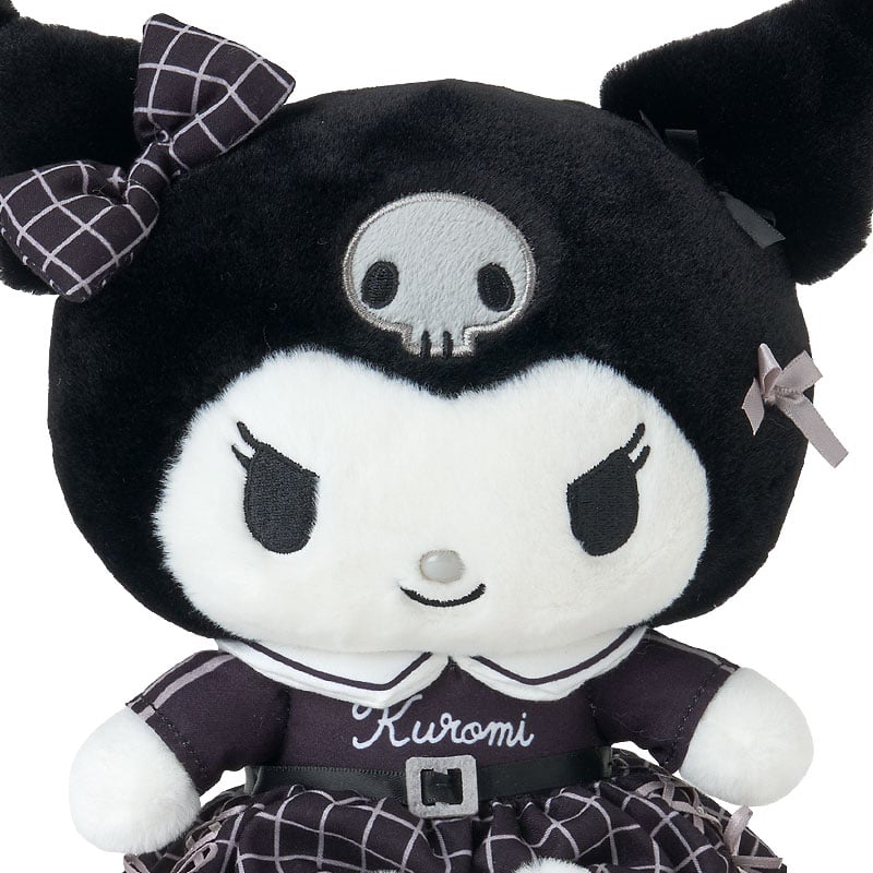 Kuromi 8 Plush (Silver Houndstooth Series) - Image 4
