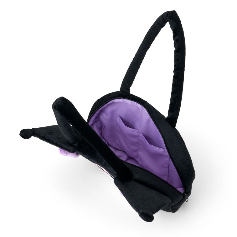 Kuromi Plush Face Tote Bag - Image 2