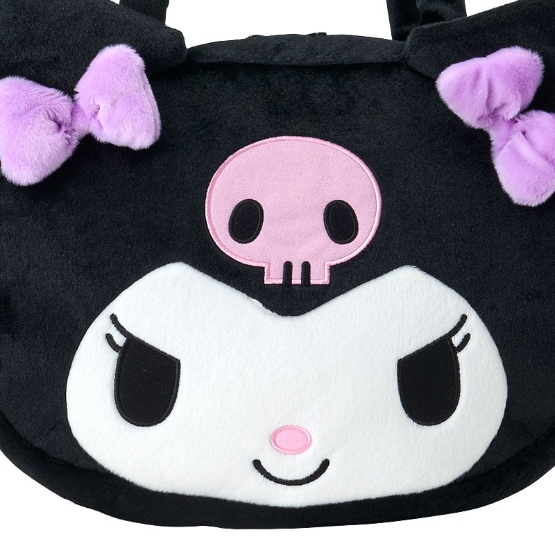 Kuromi Plush Face Tote Bag - Image 4
