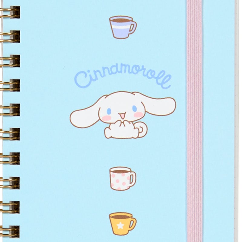 Cinnamoroll Slim Spiral Notebook (Elastic Closure) - Image 4