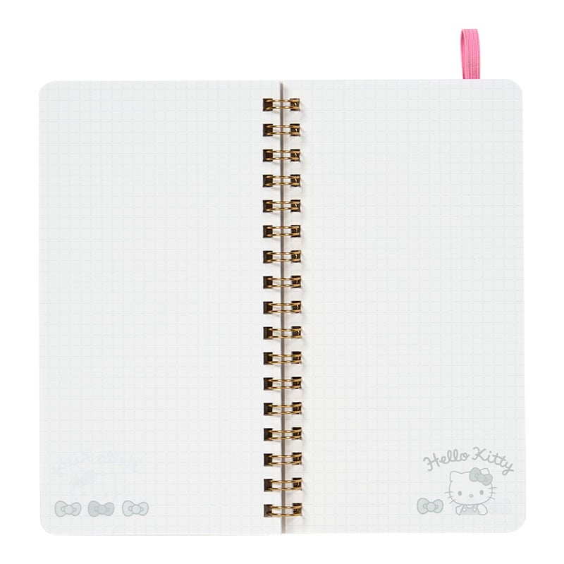 Hello Kitty Slim Spiral Notebook (Elastic Closure) - Image 2