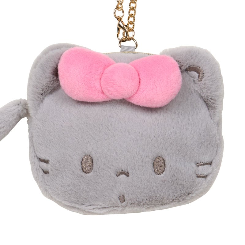 Nya Ni Nyu?Nye?Nyon Plush Mini Face Pouch (Sanrio Cat Club Series) - Image 3