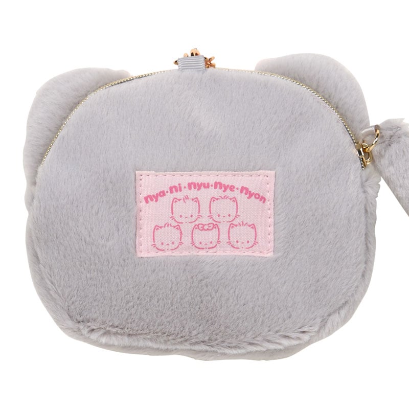Nya Ni Nyu?Nye?Nyon Plush Mini Face Pouch (Sanrio Cat Club Series) - Image 4