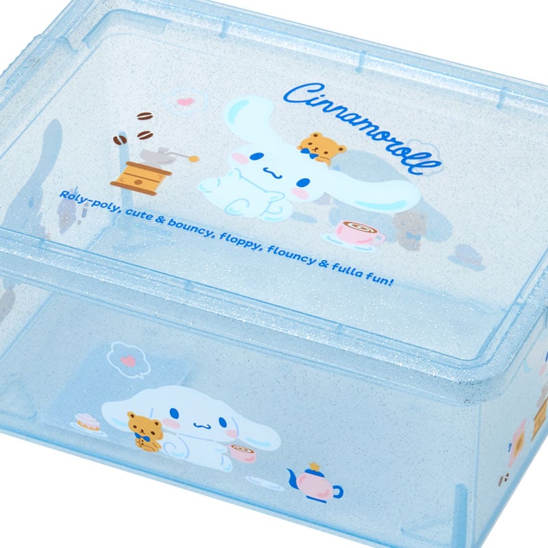 Cinnamoroll Clear Glitter Storage Bin (S) - Image 4