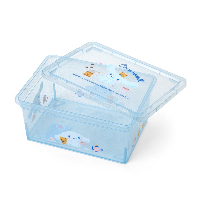 Cinnamoroll Clear Glitter Storage Bin (S) - Image 3