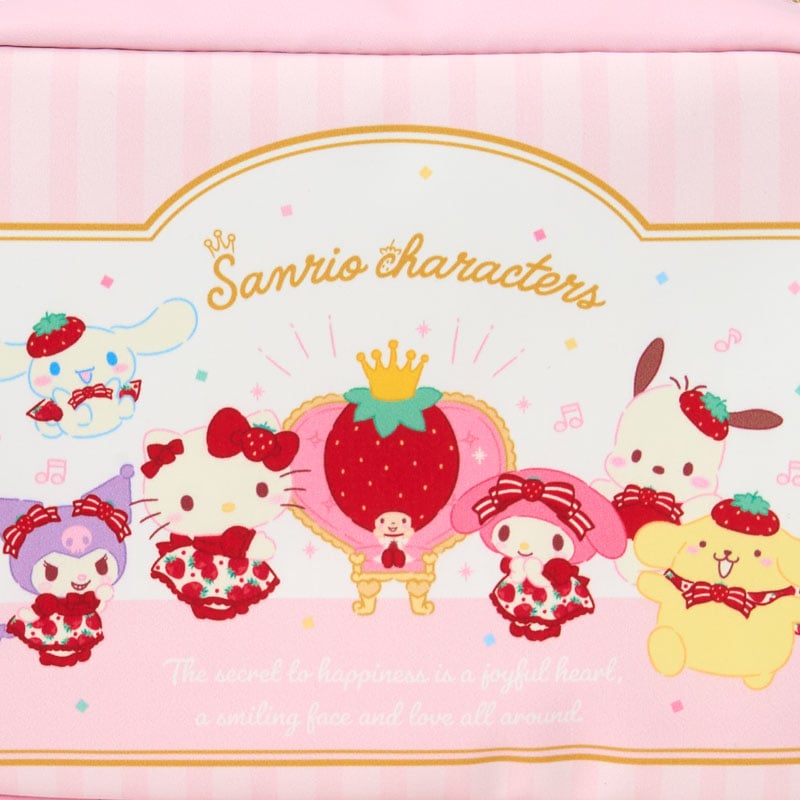 Sanrio Characters Mini Zipper Pouch (Strawberry News 50th Anniv. Series) - Image 5