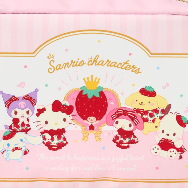 Sanrio Characters Mini Zipper Pouch (Strawberry News 50th Anniv. Series) - Image 6
