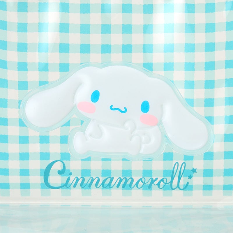 Cinnamoroll Clear Gingham Zipper Pouch - Image 3