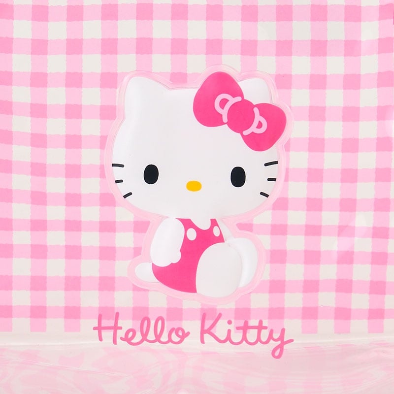 Hello Kitty Clear Gingham Zipper Pouch - Image 2