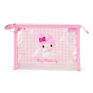 My Melody Clear Gingham Zipper Pouch