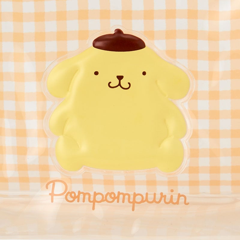 Pompompurin Clear Gingham Zipper Pouch - Image 3