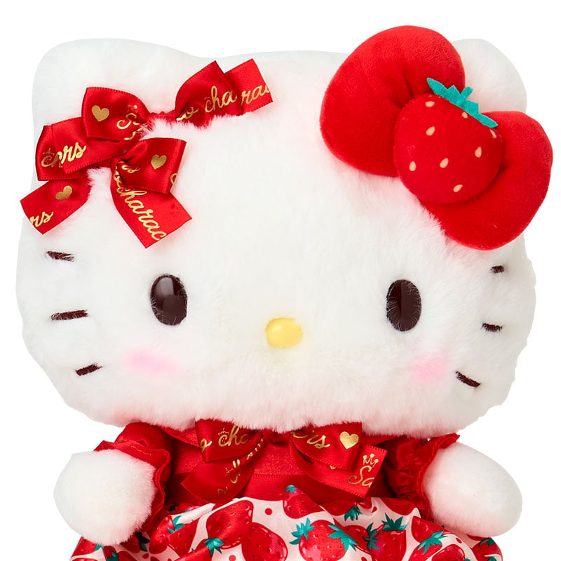 Hello Kitty 8 Plush (Strawberry News 50th Anniv. Series) - Image 5