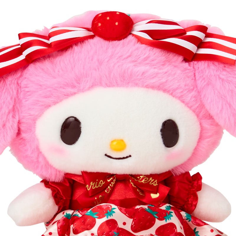My Melody 8 Plush (Strawberry News 50th Anniv. Series) - Image 4