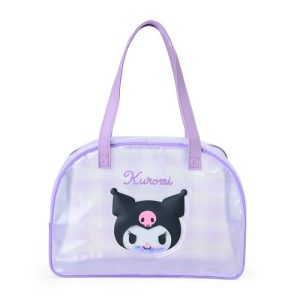 Kuromi Clear Handbag (Gingham)