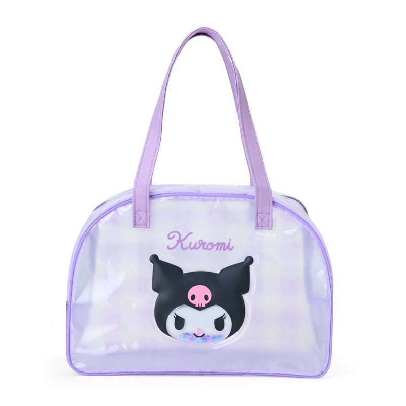 Kuromi Clear Handbag (Gingham)