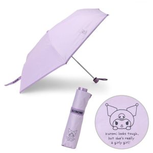 Kuromi Classic Compact Travel Umbrella
