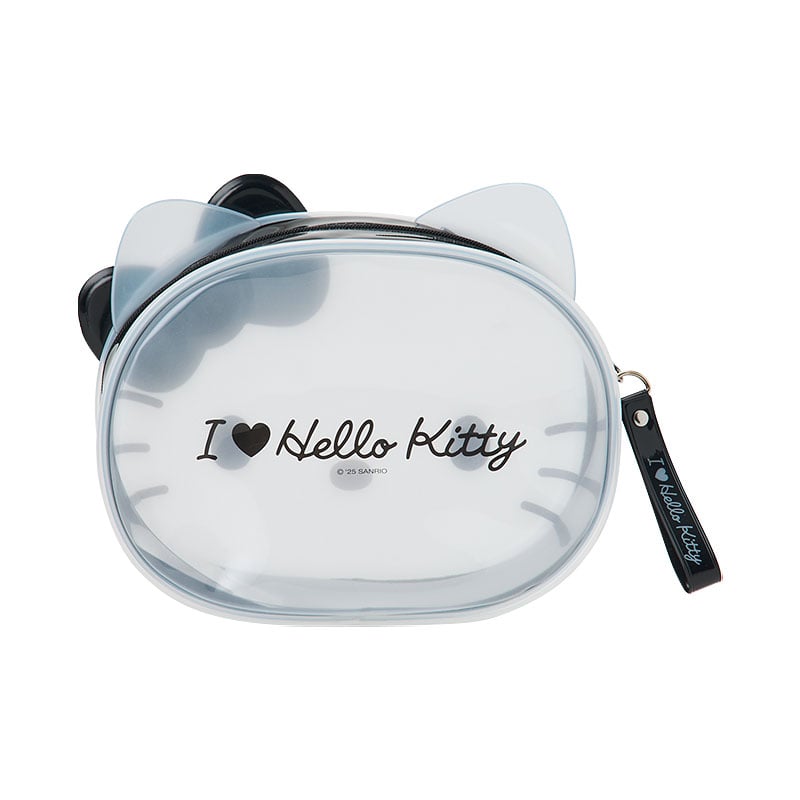 Hello Kitty Black & Clear Zipper Pouch (I Love Hello Kitty Series) - Image 4