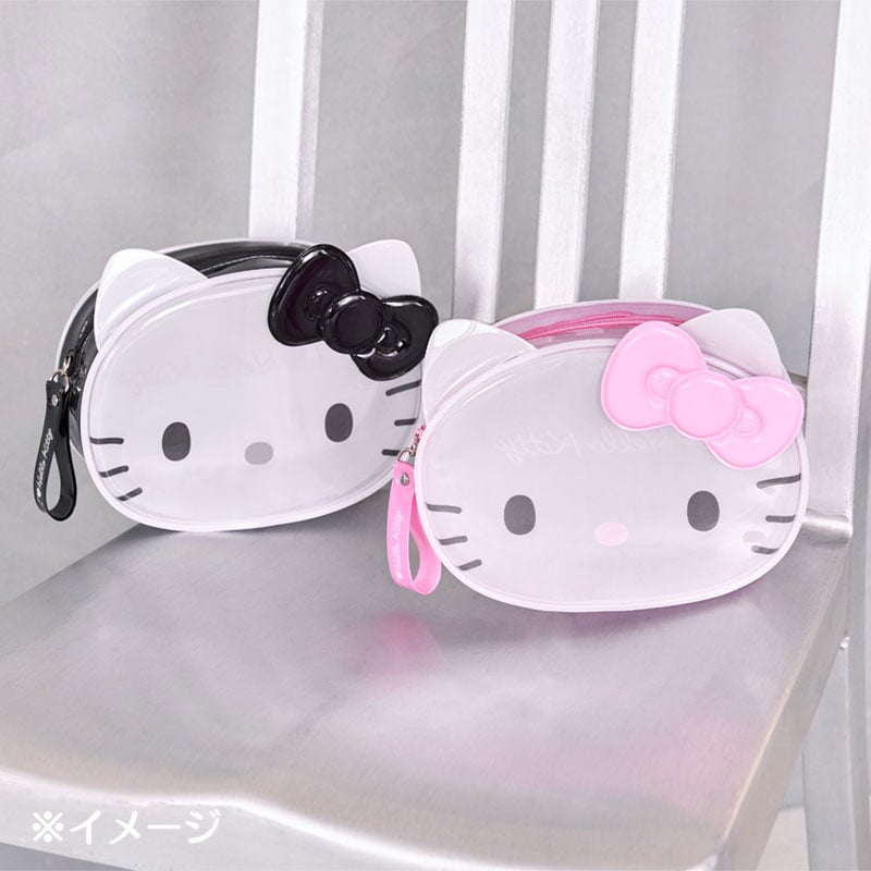 Hello Kitty Black & Clear Zipper Pouch (I Love Hello Kitty Series) - Image 6
