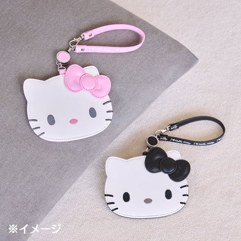 Hello Kitty Black Retractable ID Badge Reel (I Love Hello Kitty Series) - Image 5