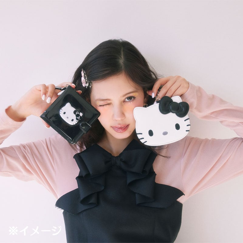 Hello Kitty Black Retractable ID Badge Reel (I Love Hello Kitty Series) - Image 2