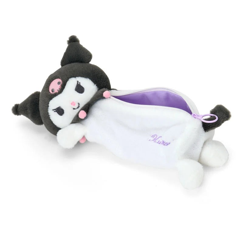 Kuromi Plush Pal Pencil Case (Side Pose) - Image 2